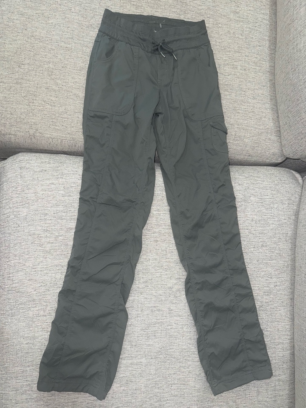 The North Face Women's Grey Track Scrunch Joggers